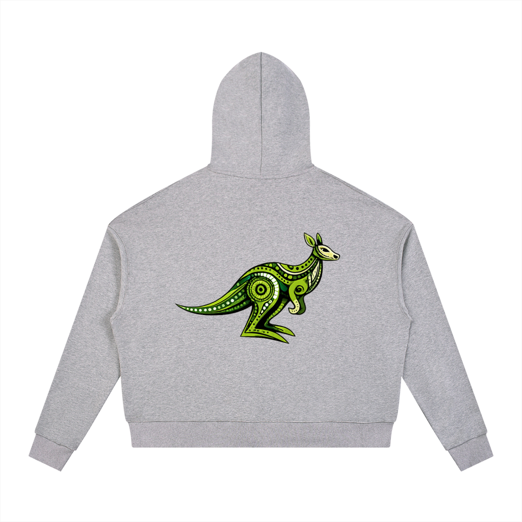 Kangaroo & Co Contrast Drawstring Hoodie - Modern Comfort Style