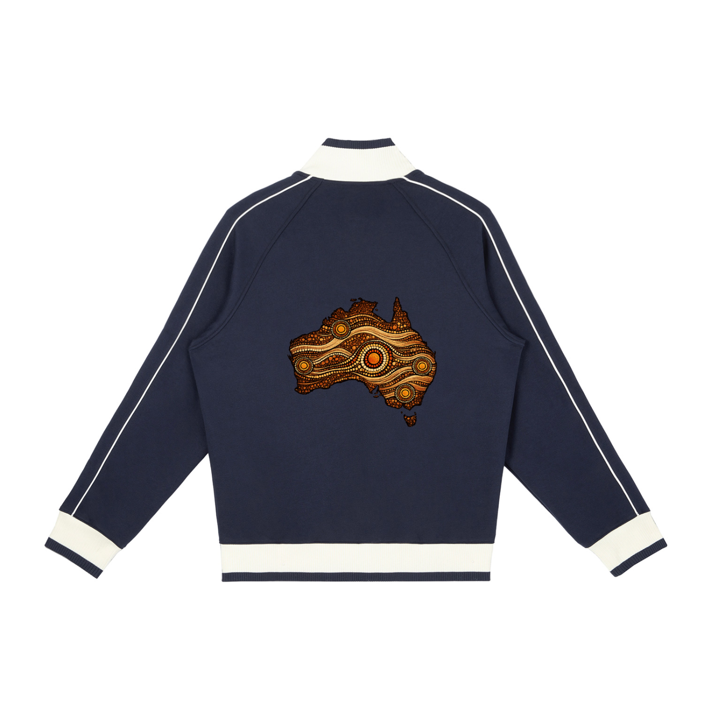 Kangaroo & Co Indigenous Art Track Jacket - Australian Heritage Design