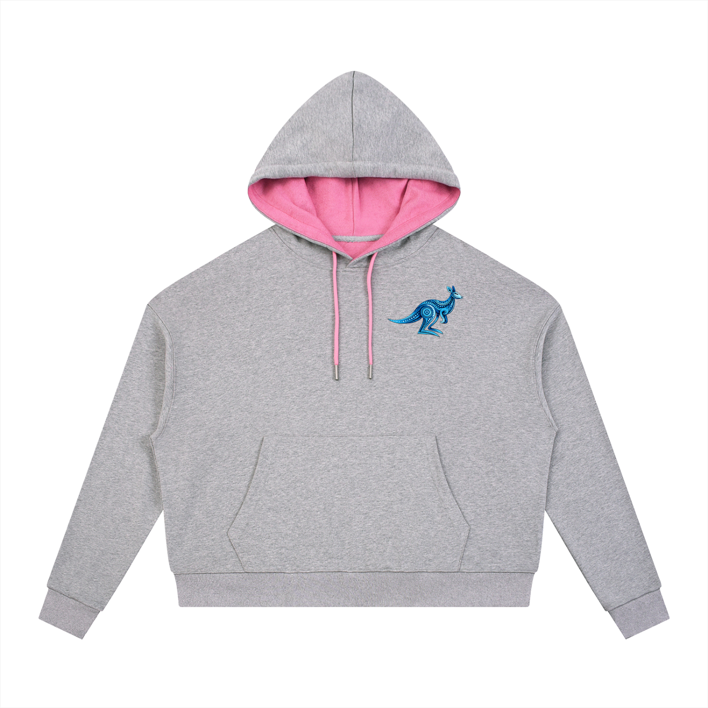 Contrast Drawstring Hoodie