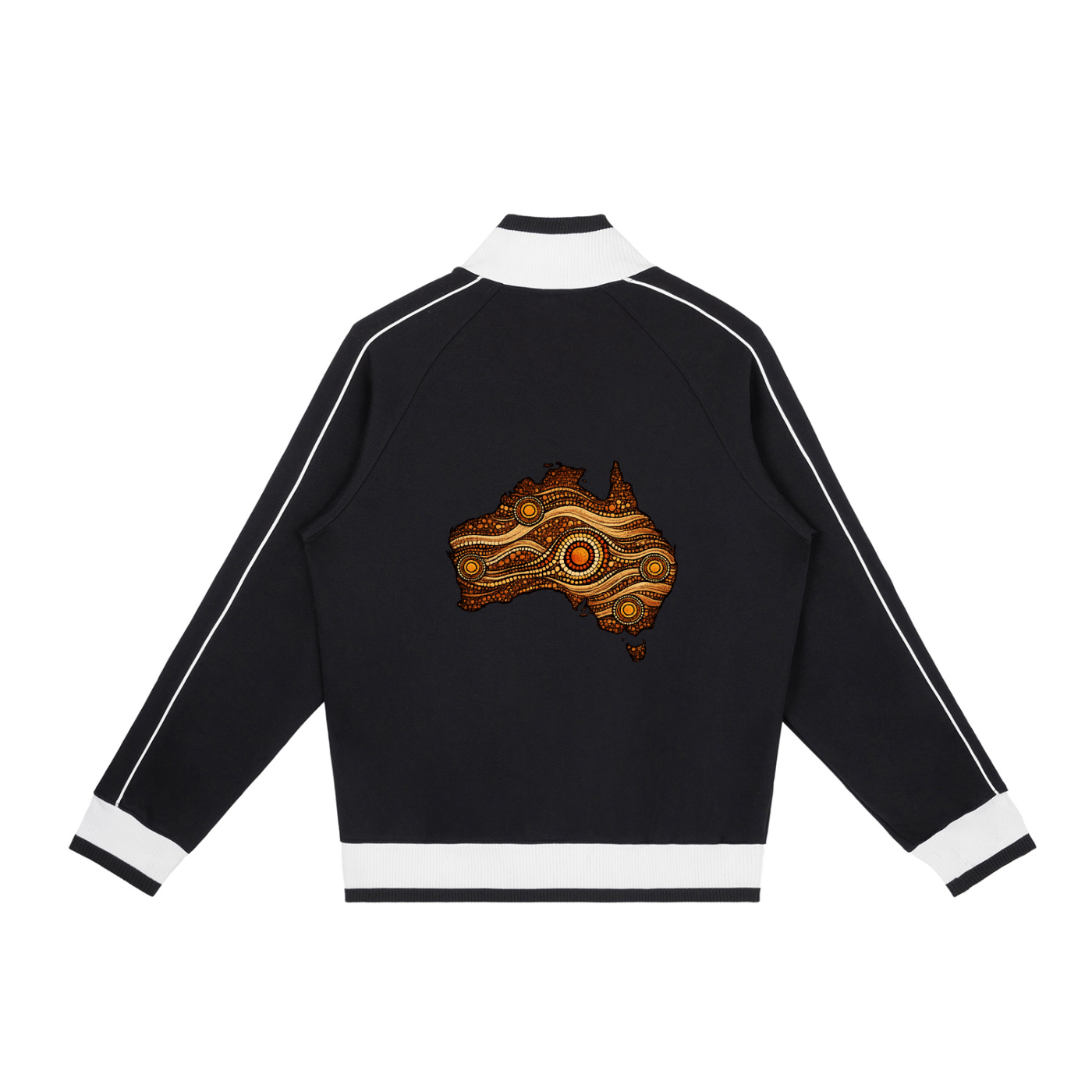 Kangaroo & Co Indigenous Art Track Jacket - Australian Heritage Design