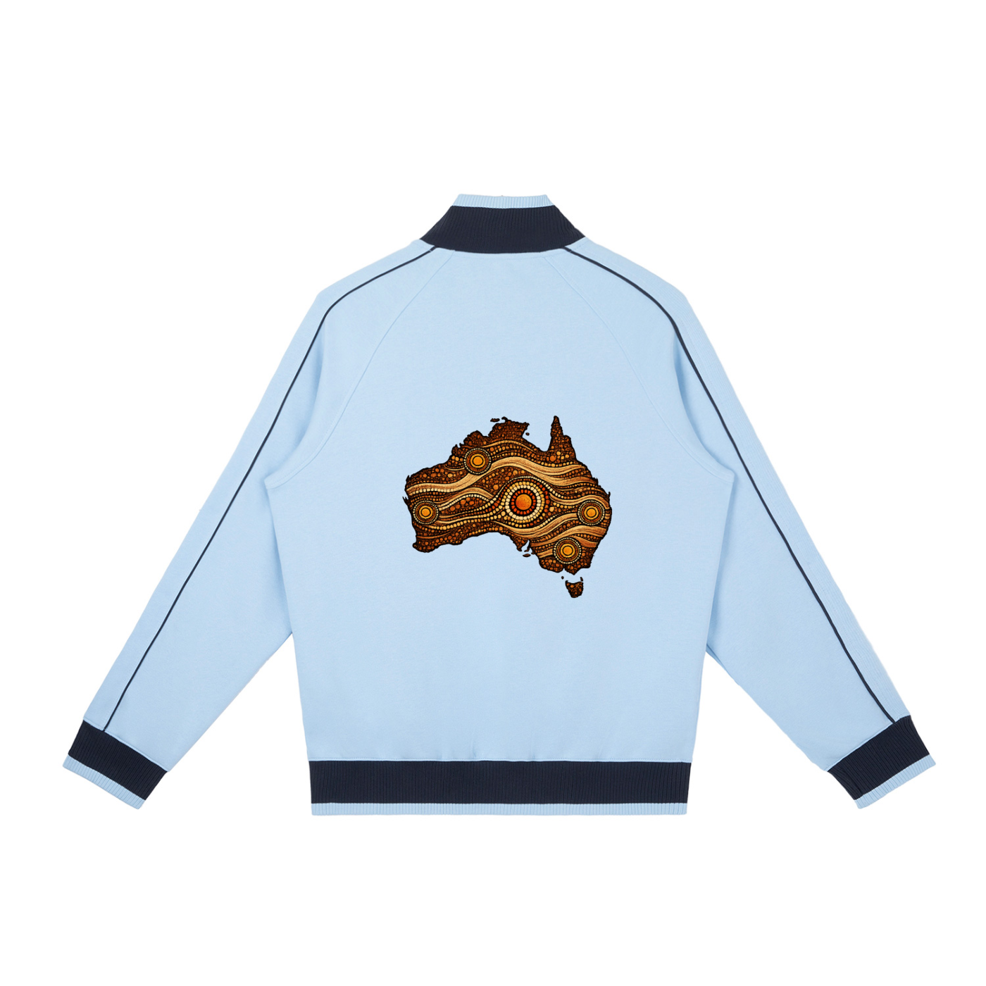 Kangaroo & Co Indigenous Art Track Jacket - Australian Heritage Design