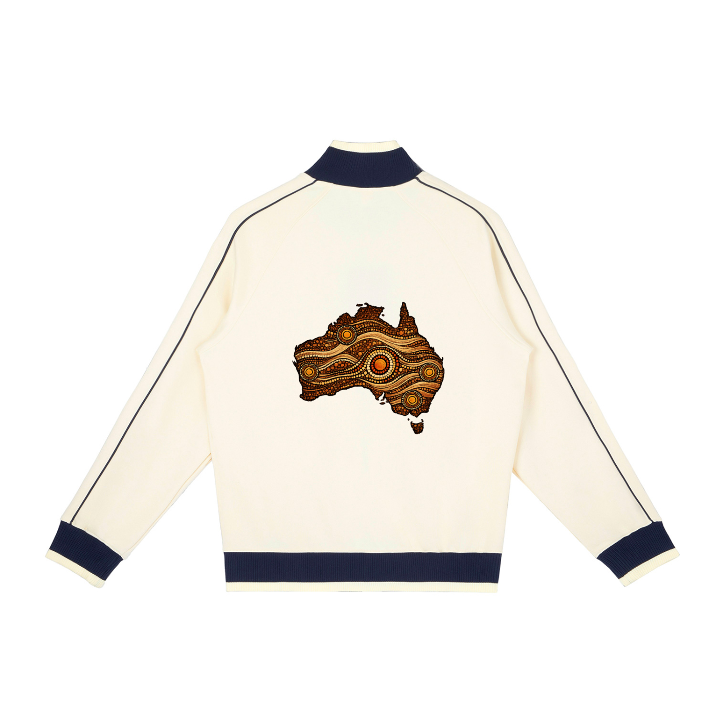 Kangaroo & Co Indigenous Art Track Jacket - Australian Heritage Design