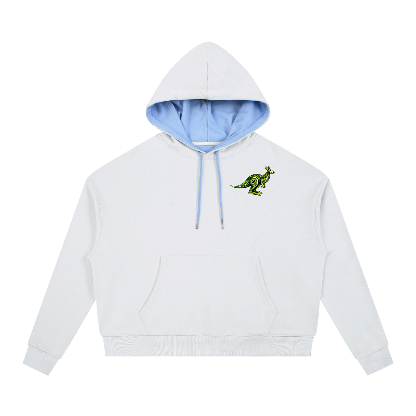 Kangaroo & Co Contrast Drawstring Hoodie - Modern Comfort Style