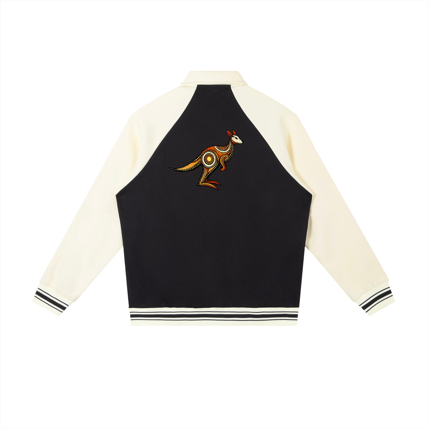 Kangaroo & Co Indigenous Baseball Jacket - Premium Australian Varsity Style